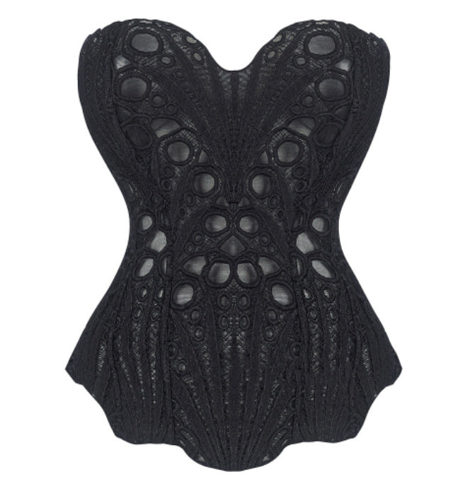Eclipse Lace Court Corset